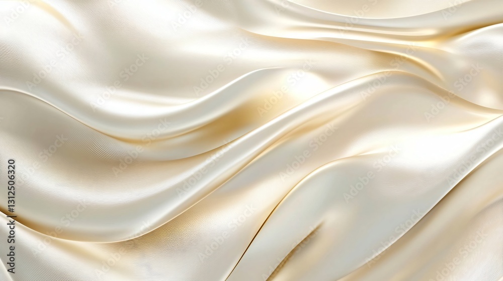 Obraz premium Abstract Silk Waves Digital Background