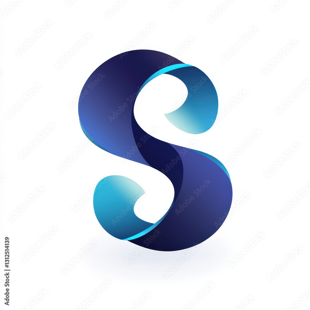 A creative and stylish logo of the letter ‘S’ in a fluid, gradient 3D design with a futuristic look.
A creative and stylish logo of the letter ‘S’ in a fluid, gradient 3D design with a futuristic look.