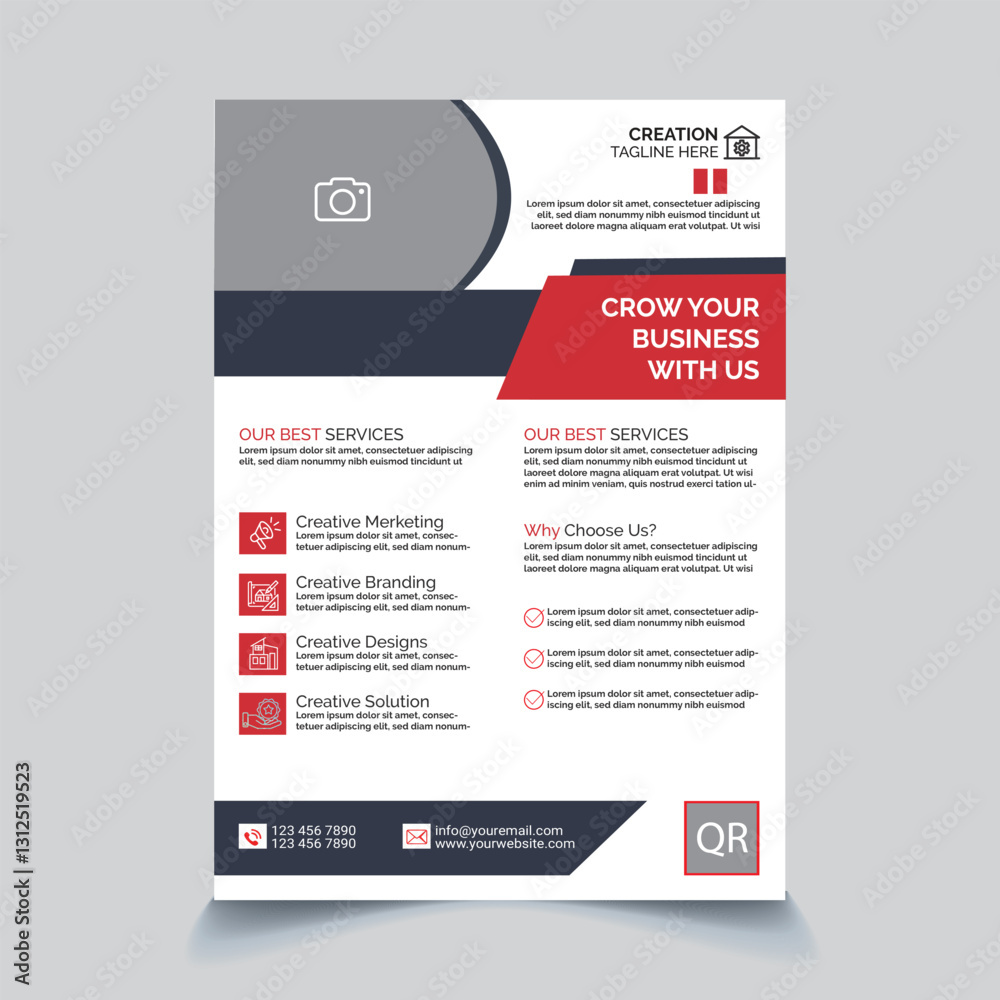 Obraz premium construction flyer High Quality Vector file