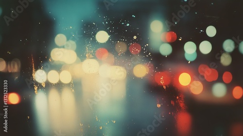 Defocused city landscape