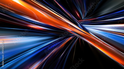 Abstract Speed: A Symphony of Light and Motion