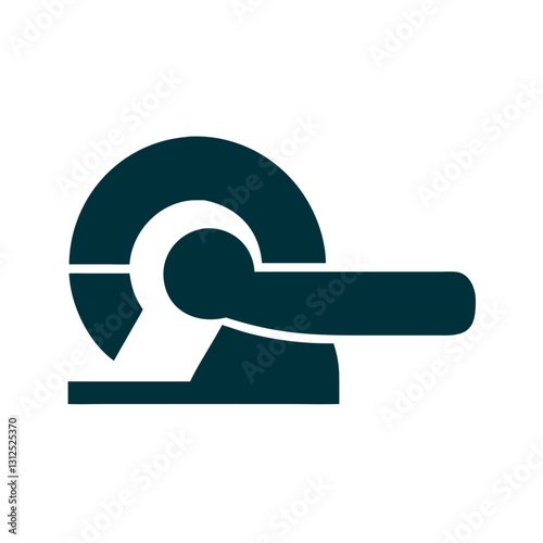 MRI Scanner Icon Representing Medical Imaging and Radiology Diagnostics
