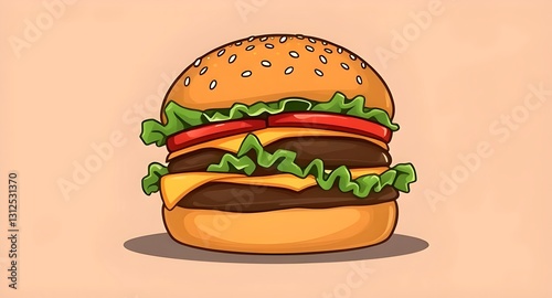 burger illustration