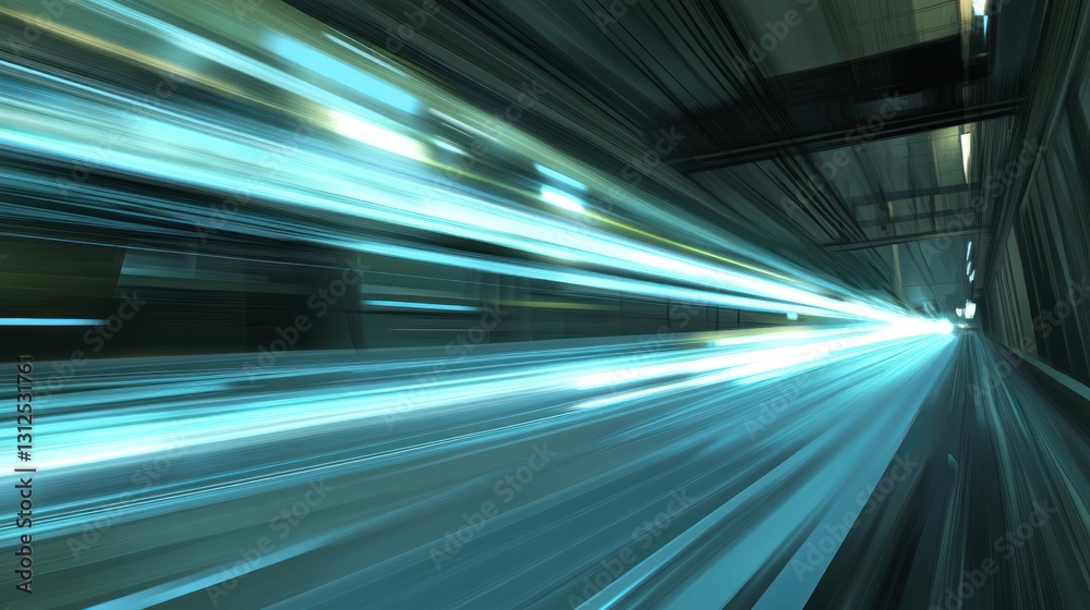 Speed and Light: A Journey Through a Futuristic Tunnel Speed and Light: A Journey Through a Futuristic Tunnel