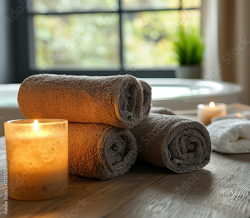 A calming spa therapy sessi...