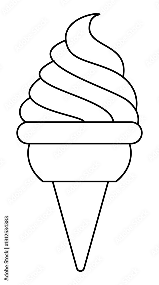 Minimalist Line Ice Cream Icons, Ice Cream icons, fine line icons Minimalist Line Ice Cream Icons, Ice Cream icons, fine line icons