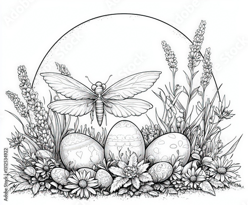 A magical scene with fairie...