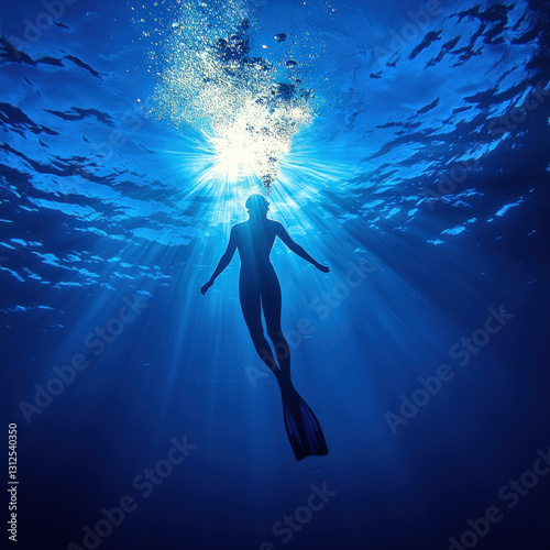 diving isolated
