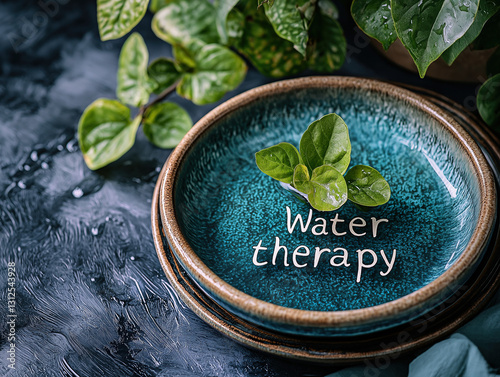 Water therapy text written ...