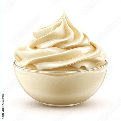 yogurt isolated
