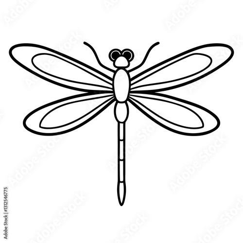 dragonfly vector illustration