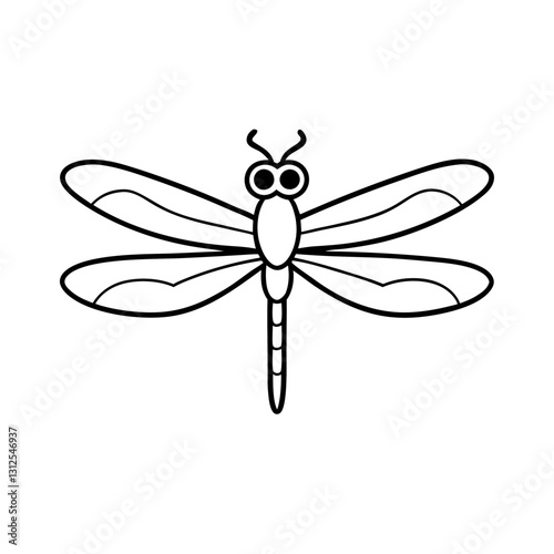 dragonfly vector illustration