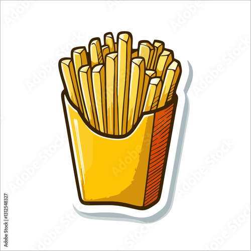 French Fries Vector Illustrator 