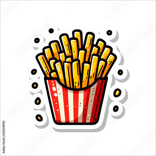French Fries Vector Illustrator 