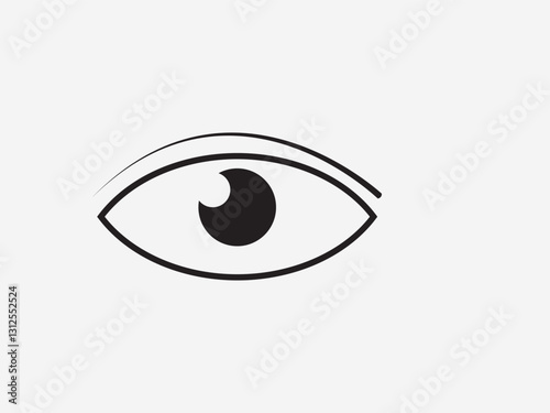 eye icon vector