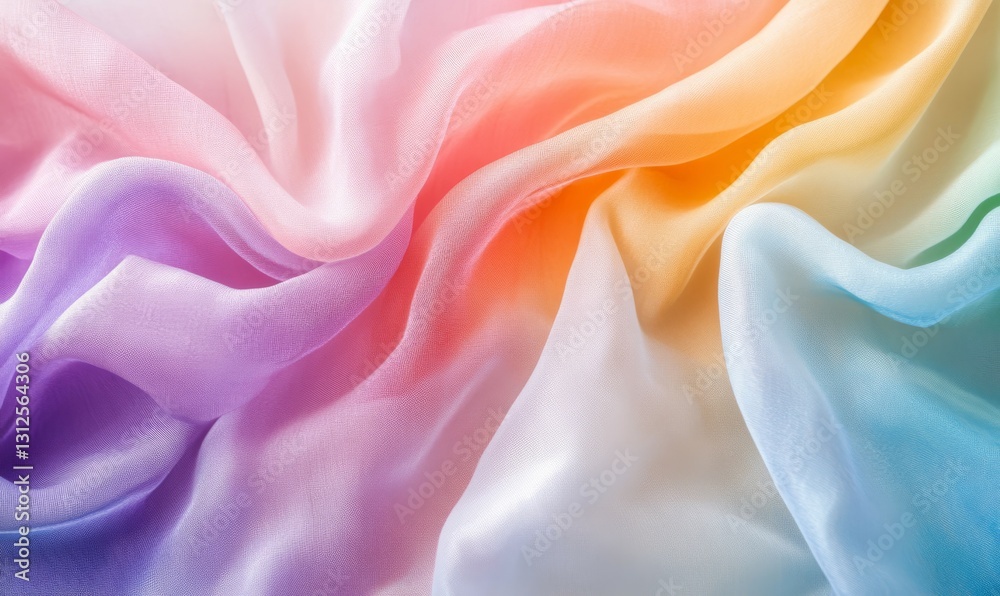 Obraz premium soft and pastel colors blend into each other in a beautiful rainbow gradient