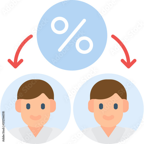 Commission Icon Vector Element