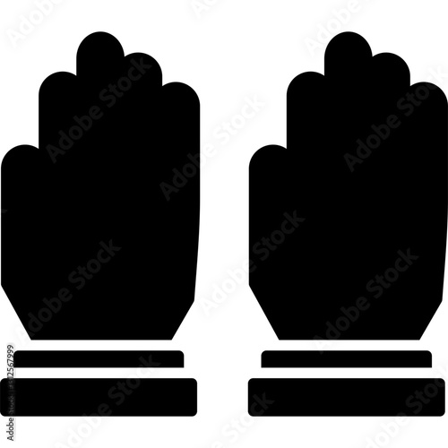 Gloves Icon Vector Element