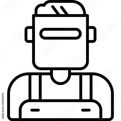 Welder Icon Vector Element