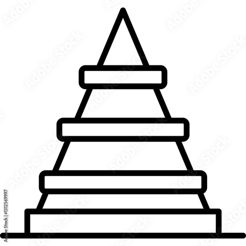 Cone Icon Vector Element