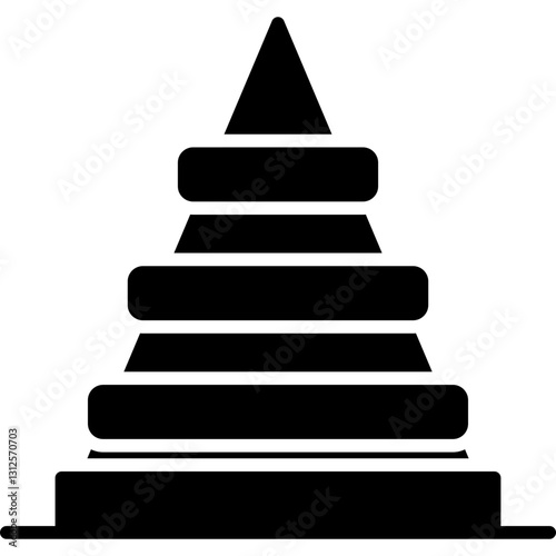 Cone Icon Vector Element