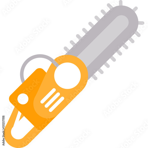 Chainsaw Icon Vector Element