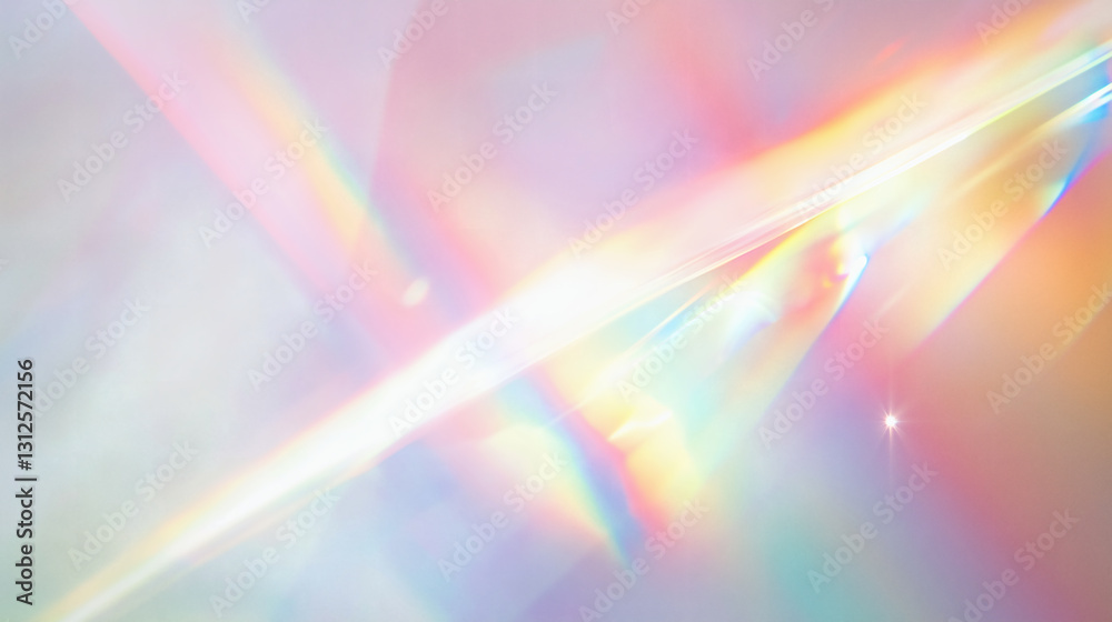 Soft pastel light waves create a dreamy and ethereal abstract background. Iridescent light reflections create a soft, ethereal and abstract background texture Soft pastel light waves create a dreamy and ethereal abstract background. Iridescent light reflections create a soft, ethereal and abstract background texture