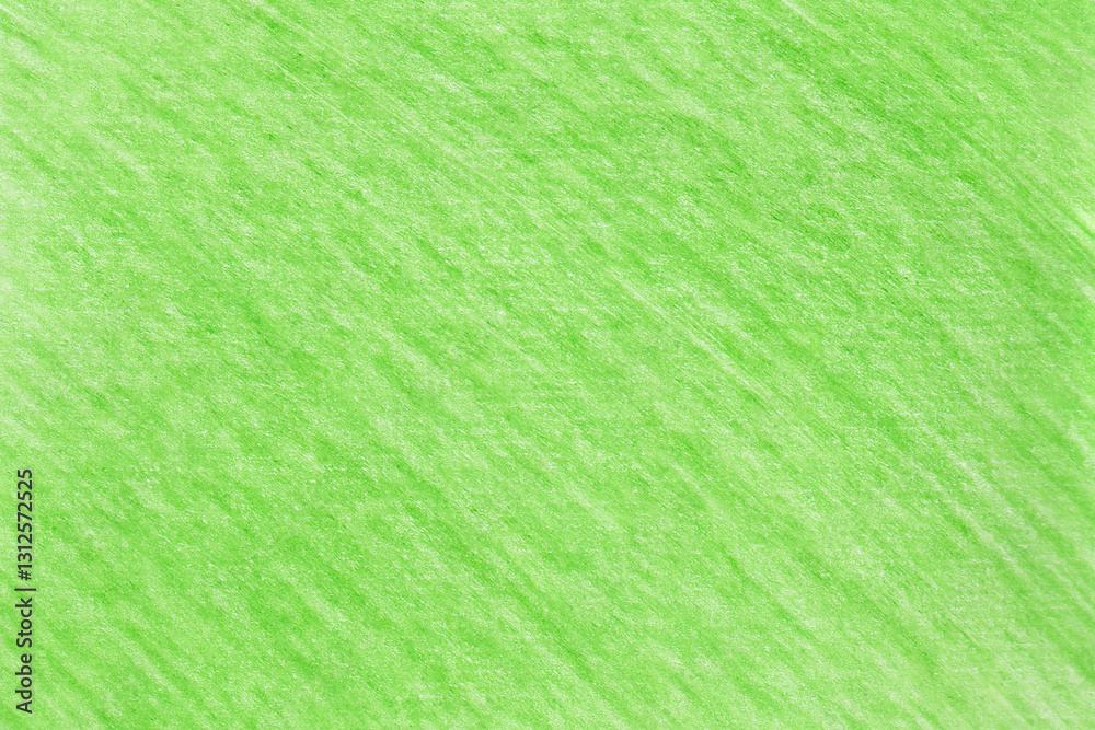 Green pencil hatched texture. Background colored with green pencil.