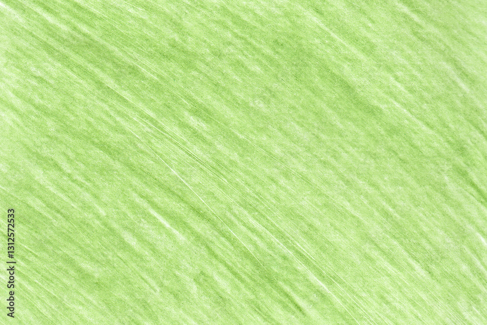 Green pencil hatched texture. Background colored with green pencil.