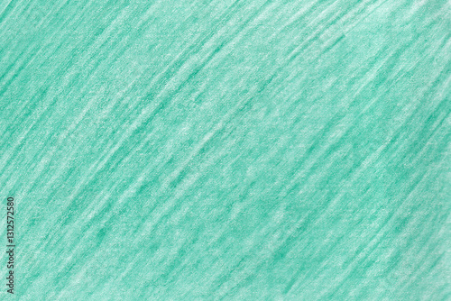 Green pencil hatched texture. Background colored with green pencil.