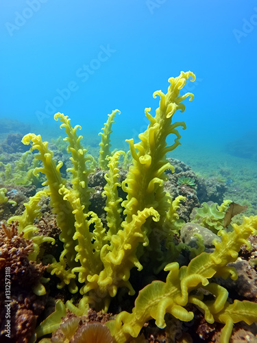 Coastal kelps grow in seaweed-algae.