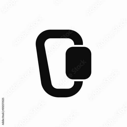 clip metal icon sign vector