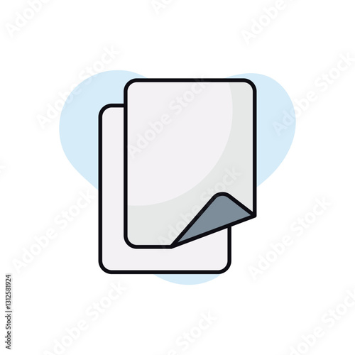 Black Papers stock illustration