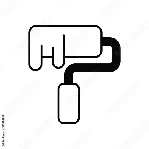 Paint Roller stock illustration