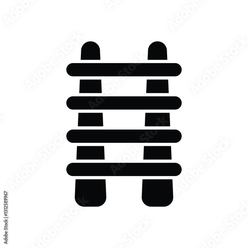 Stepladder stock illustration