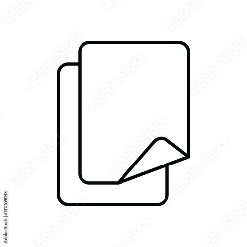 Black Papers stock illustration