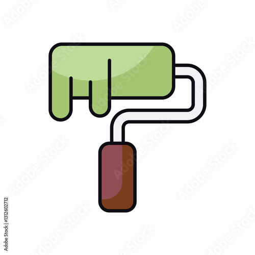 Paint Roller stock illustration