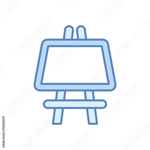 Easel stock illustration