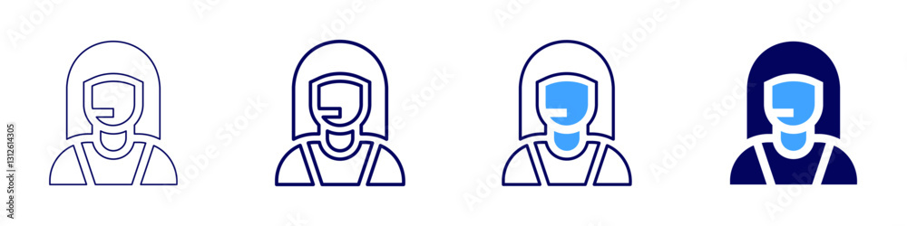 Support response icon in 4 different styles. Thin Line, Line, Bold Line, Duotone. Duotone style. Editable stroke Support response icon in 4 different styles. Thin Line, Line, Bold Line, Duotone. Duotone style. Editable stroke