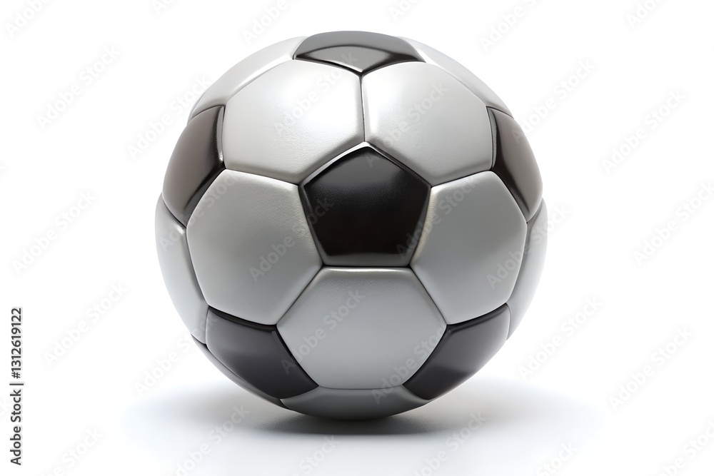 Fototapeta premium soccer ball on white background