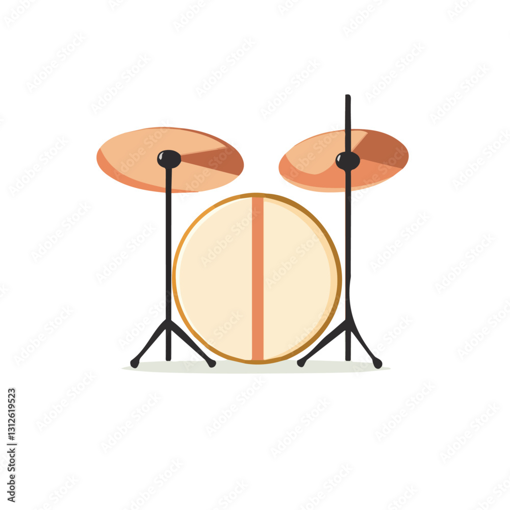 2D flat vector illustration Cymbal Bag icon isolated on a white background.
2D flat vector illustration Cymbal Bag icon isolated on a white background.