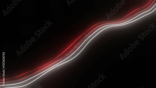 red and white background