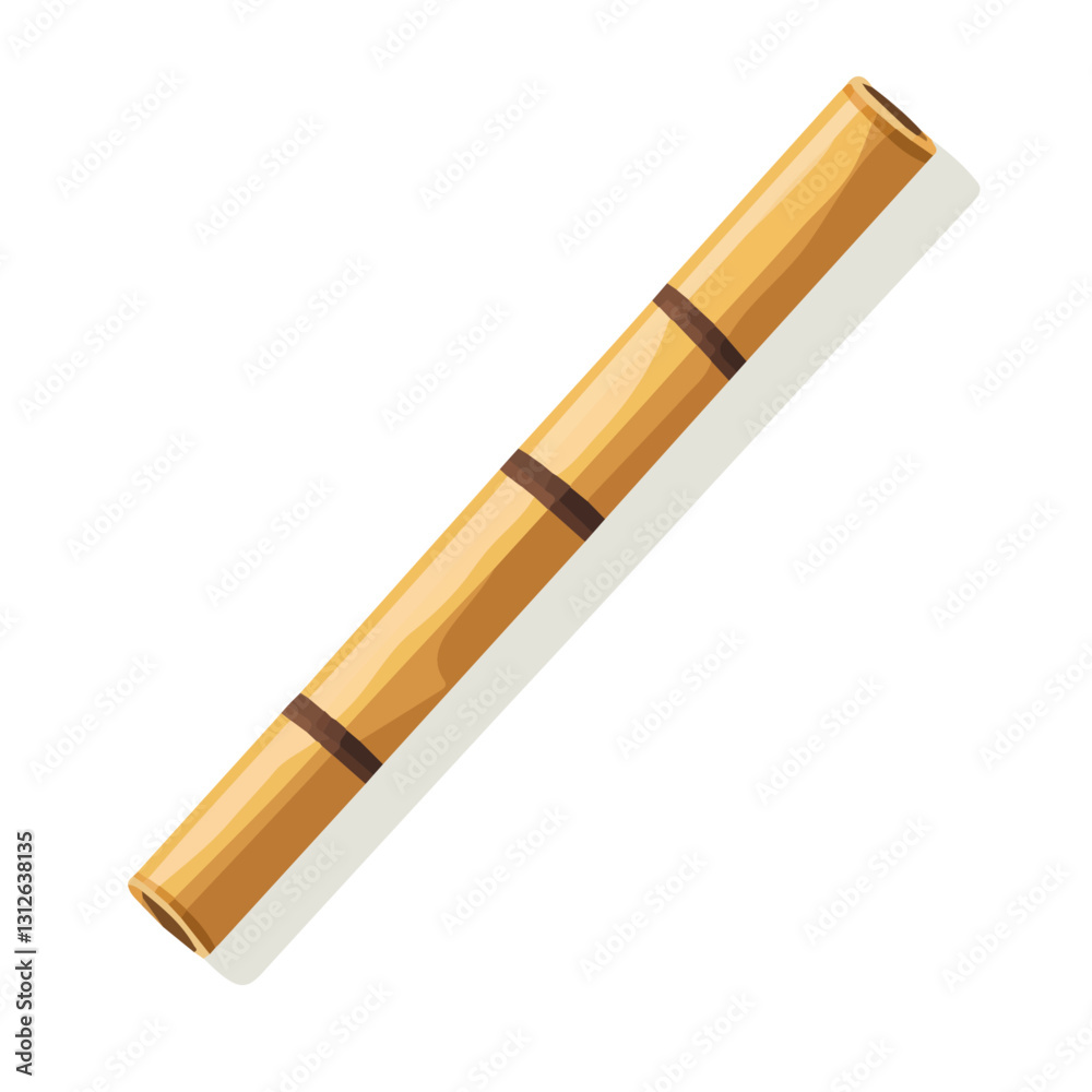 2D flat vector illustration Rainstick icon isolated on a white background.
2D flat vector illustration Rainstick icon isolated on a white background.