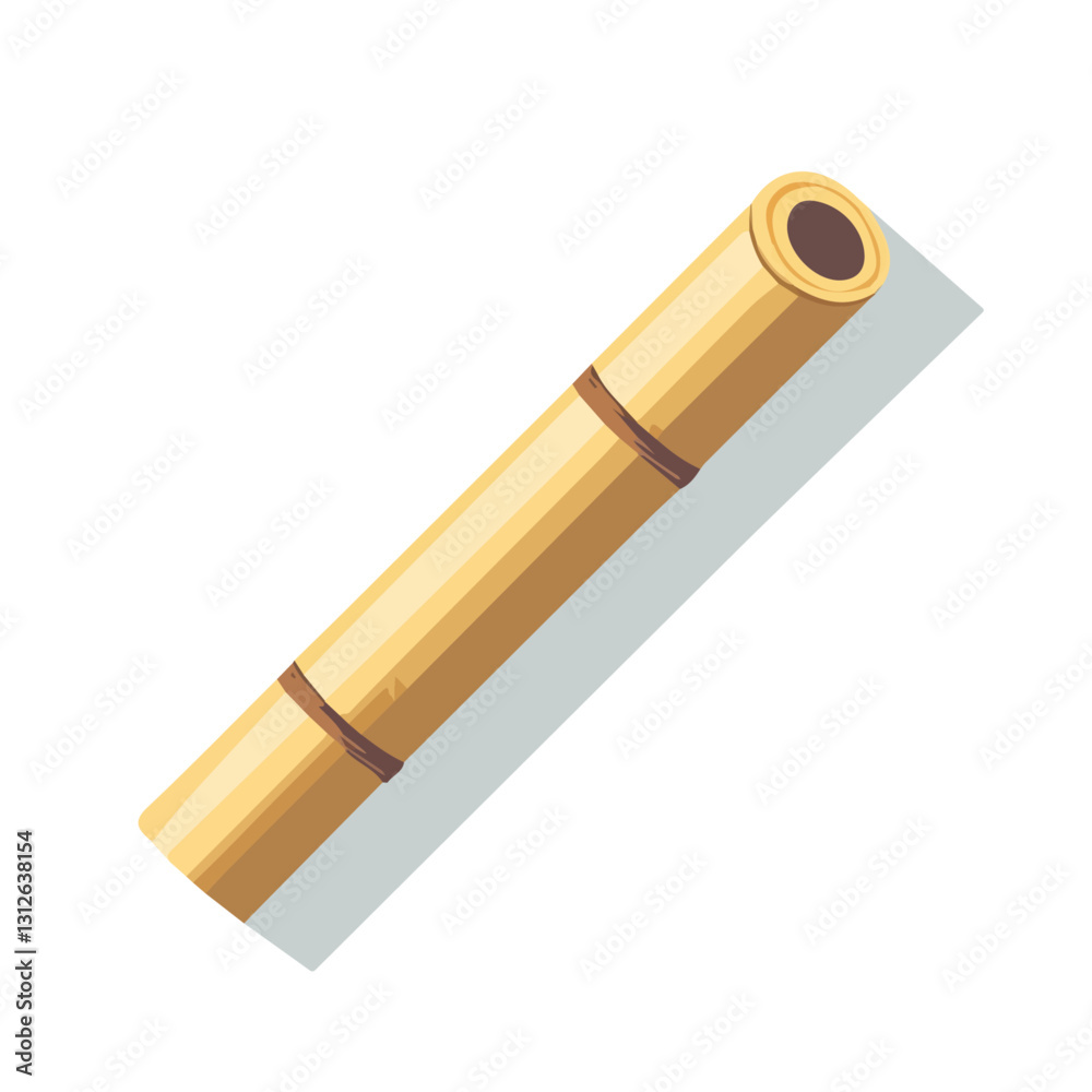 2D flat vector illustration Rainstick icon isolated on a white background.
2D flat vector illustration Rainstick icon isolated on a white background.