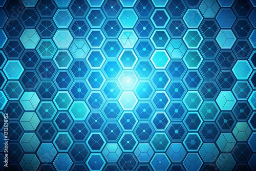 vector hexagon technology background