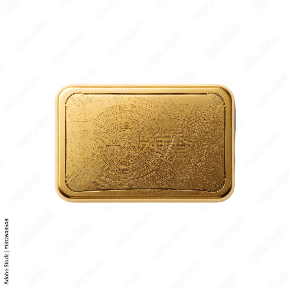 Gold Bar: City Map Design, Engraved, Precious Metal png Gold Bar: City Map Design, Engraved, Precious Metal png