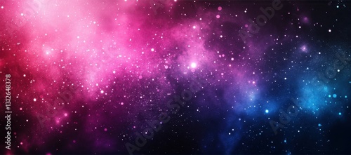 Wallpaper Mural Cosmic abstract geometric art digital space background design colorful universe wide angle view modern aesthetic Torontodigital.ca