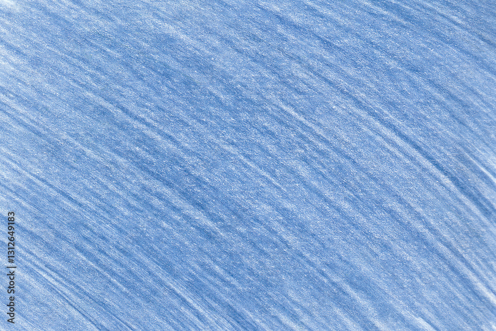 Blue-violet pencil hatched texture. Background colored with pencil.