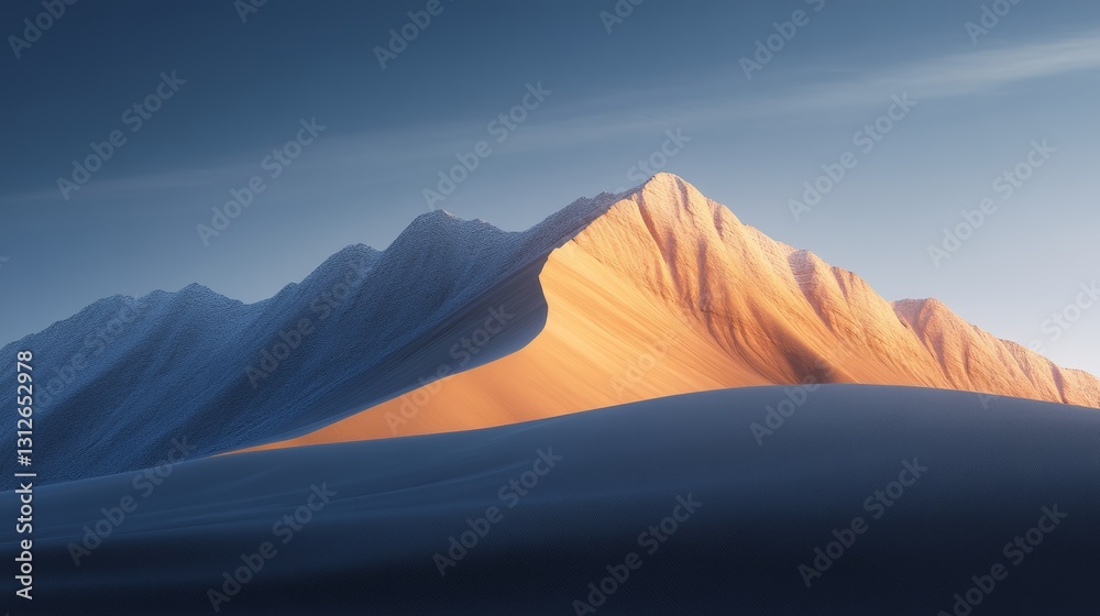 Naklejka premium Mountain and rock patterns