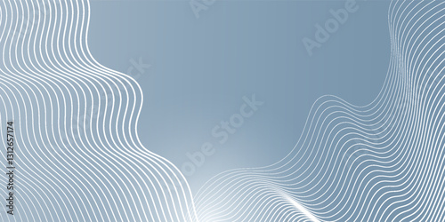 Abstract hexagon lines on gray background. Geometric stripe line art design for poster, brochure, cover, website. modern vector illustration. eps 10